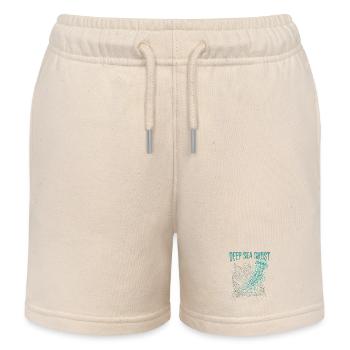 Deep Sea Ghost - Kids Organic Sweat Shorts by Stanley/Stella - soft Ecru - Front