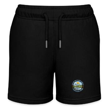 North Cascades National Park - Kids Organic Sweat Shorts by Stanley/Stella - black - Front