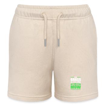 Rasenmäher Rasen (Wiese) - Kinder Organic Joggingshorts Mini Bolter von Stanley/Stella - Natur - Vorne