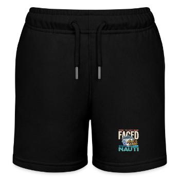 Profitez de la croisière Nauti Party Ship Faced - Short de jogging enfant bio Stanley/Stella - noir - Devant