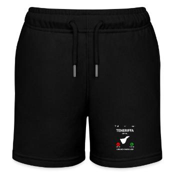 Teneriffa Ruft An Urlaub Kanaren Reise - Kinder Organic Joggingshorts Mini Bolter von Stanley/Stella - Schwarz - Vorne