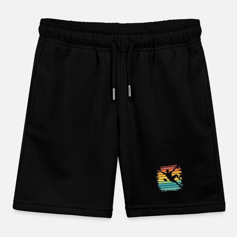 Boulderer Boulder Bouldern Kinder Organic Joggingshorts Mini Bolter von Stanley/Stella