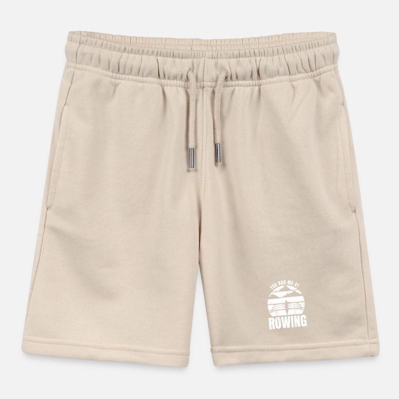 Rower's saying Kids Organic Sweat Shorts by Stanley/Stella
