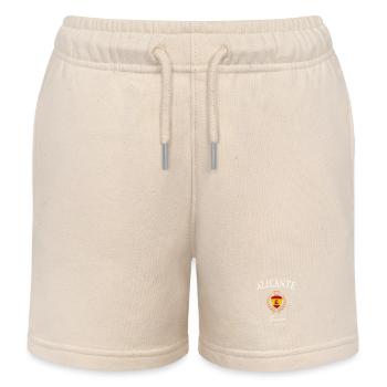 Alicante Spanien Wappen Krone – Reise Souvenir - Kinder Organic Joggingshorts Mini Bolter von Stanley/Stella - Natur - Vorne