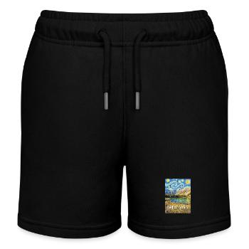 Parc national du Grand Bassin, Nevada - Short de jogging enfant bio Stanley/Stella - noir - Devant