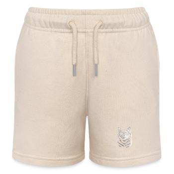 British Shorthair BKH - Kids Organic Sweat Shorts by Stanley/Stella - soft Ecru - Front