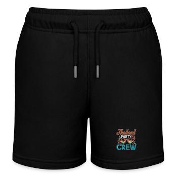 Thailand Crew - Kinder Organic Joggingshorts Mini Bolter von Stanley/Stella - Schwarz - Vorne