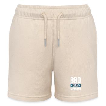 Bbq Crew - Kids Organic Sweat Shorts by Stanley/Stella - soft Ecru - Front