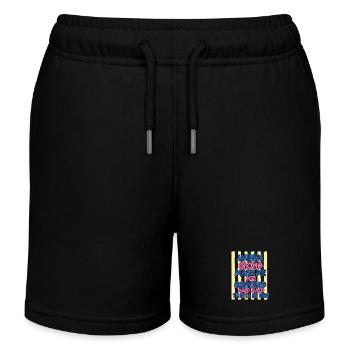 Dieu rit : Tu vas t’amuser - Short de jogging enfant bio Stanley/Stella - noir - Devant