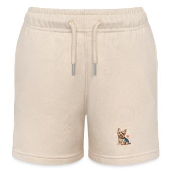 Yorkshire Terrier Yorkie Dog Breed - Kinder Organic Joggingshorts Mini Bolter von Stanley/Stella - Natur - Vorne