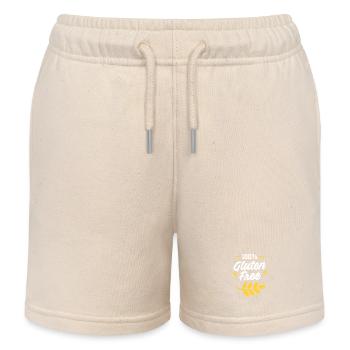 gluten-free - Kids Organic Sweat Shorts by Stanley/Stella - soft Ecru - Front