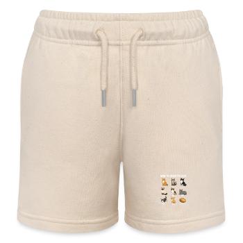  Wie Man Katzen Erkennt Lustiges Katzen-diagramm - Kinder Organic Joggingshorts Mini Bolter von Stanley/Stella - Natur - Vorne