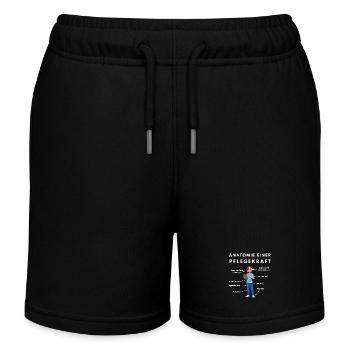 Anatomie Pflegekraft Humor Pflege Design - Kinder Organic Joggingshorts Mini Bolter von Stanley/Stella - Schwarz - Vorne