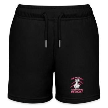 Cacatoès, cacatoès, perroquet exotique de compagnie - Short de jogging enfant bio Stanley/Stella - noir - Devant