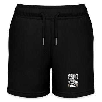Objectif financier Esprit de liberté Entrepreneur Liberté - Short de jogging enfant bio Stanley/Stella - noir - Devant