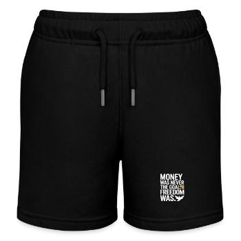 Objectif financier Esprit de liberté Entrepreneur Liberté - Short de jogging enfant bio Stanley/Stella - noir - Devant