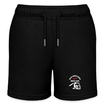 Trucker Girl Power - Kinder Organic Joggingshorts Mini Bolter von Stanley/Stella - Schwarz - Vorne