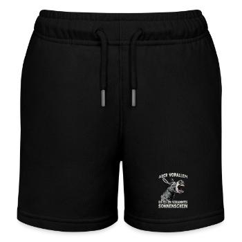 Hausesel Zwergesel Langohresel Bauernhof - Kinder Organic Joggingshorts Mini Bolter von Stanley/Stella - Schwarz - Vorne