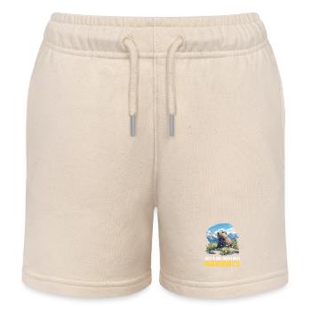 Marmots Groundhog - Kids Organic Sweat Shorts by Stanley/Stella - soft Ecru - Front