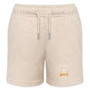 Kaffee Für Monteure Ist Meine Sicherheit - Kinder Organic Joggingshorts Mini Bolter von Stanley/Stella - Natur - Vorne