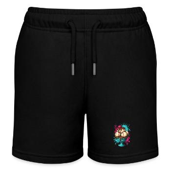 Plaisir Sundae de baseball - Short de jogging enfant bio Stanley/Stella - noir - Devant