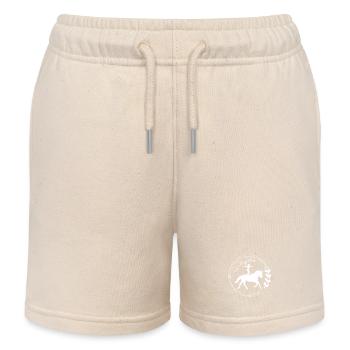 Voltigieren Stand: Volti Pferdesport Pflichtübung - Kinder Organic Joggingshorts Mini Bolter von Stanley/Stella - Natur - Vorne