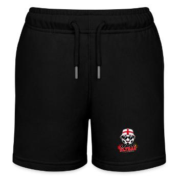 Matchday Ultras Fußball Fan England - Kinder Organic Joggingshorts Mini Bolter von Stanley/Stella - Schwarz - Vorne