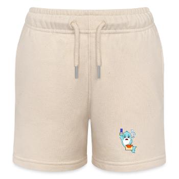 Delfin Sekretärin Handtasche Büro - Kinder Organic Joggingshorts Mini Bolter von Stanley/Stella - Natur - Vorne