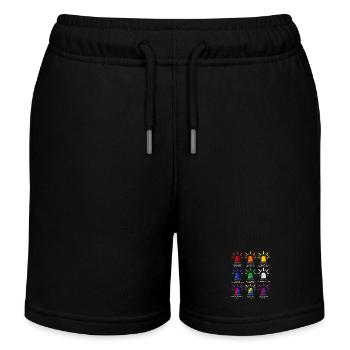 Sirenen Rundumkennleuchten Übersicht  - Kinder Organic Joggingshorts Mini Bolter von Stanley/Stella - Schwarz - Vorne