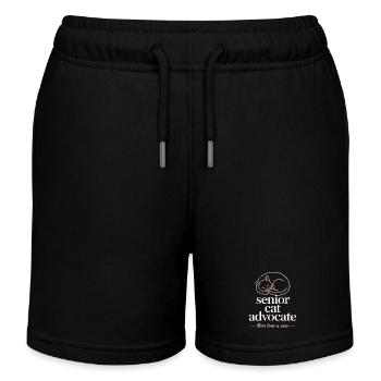 Senior-Katzenadvokat Tee - Kinder Organic Joggingshorts Mini Bolter von Stanley/Stella - Schwarz - Vorne