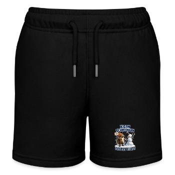 Kein Schneemann. Das ist Kunst - Kinder Organic Joggingshorts Mini Bolter von Stanley/Stella - Schwarz - Vorne