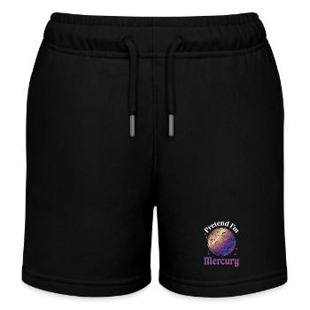 Pretend I'm Mercury. - Kids Organic Sweat Shorts by Stanley/Stella - black - Front
