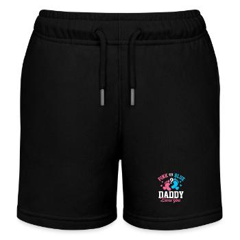Révélation du genre Pink Or Blue Daddy Loves You - Short de jogging enfant bio Stanley/Stella - noir - Devant