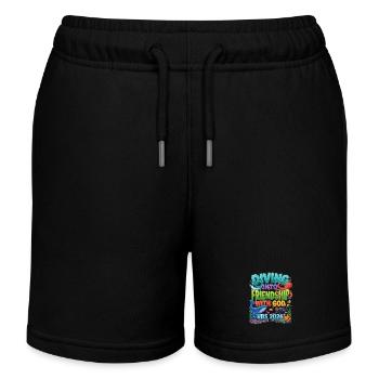 Tauchen-Freundschaftsgott VBS 2026 - Kinder Organic Joggingshorts Mini Bolter von Stanley/Stella - Schwarz - Vorne
