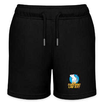 Rat, house rat, rat owner, rat lover - Kids Organic Sweat Shorts by Stanley/Stella - black - Front