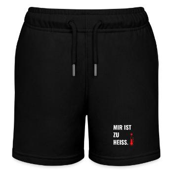 Mir ist zu heiß. - Kinder Organic Joggingshorts Mini Bolter von Stanley/Stella - Schwarz - Vorne