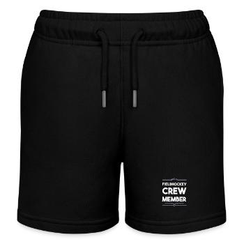 Fieldhockey Crew - Kids Organic Sweat Shorts by Stanley/Stella - black - Front