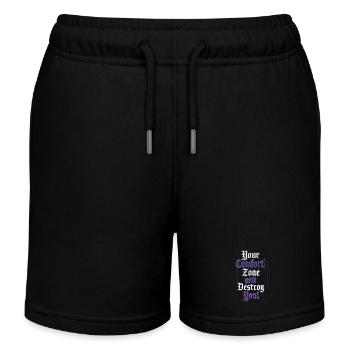 Deine Komfortzone Zerstört Dich - Kinder Organic Joggingshorts Mini Bolter von Stanley/Stella - Schwarz - Vorne