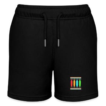 Longboard Longboarder Longboarding - Short de jogging enfant bio Stanley/Stella - noir - Devant