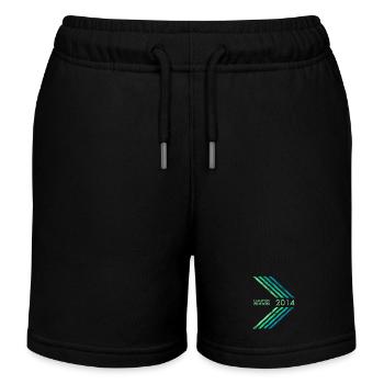 2014 Limited Edition Birthday Boys and Girls - Kids Organic Sweat Shorts by Stanley/Stella - black - Front
