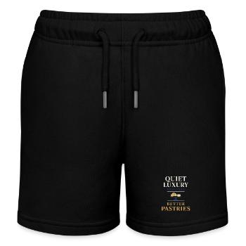 old money - Kids Organic Sweat Shorts by Stanley/Stella - black - Front