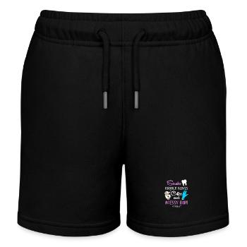 Zahnarzt - Kinder Organic Joggingshorts Mini Bolter von Stanley/Stella - Schwarz - Vorne