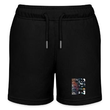 WELTRAUM 9 JAHRE 2017 ASTRONAUT 9. GEBURTSTAG - Kinder Organic Joggingshorts Mini Bolter von Stanley/Stella - Schwarz - Vorne