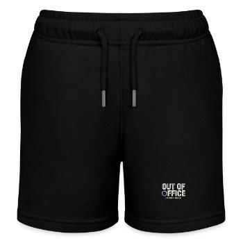 Schülerhumor – Sommer außerhalb des Büros vorbei - Kinder Organic Joggingshorts Mini Bolter von Stanley/Stella - Schwarz - Vorne