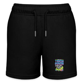 Gamer Gaming Cat Video Game - Kinder Organic Joggingshorts Mini Bolter von Stanley/Stella - Schwarz - Vorne