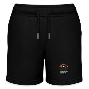 Ergotherapeut Immer Recht - Kinder Organic Joggingshorts Mini Bolter von Stanley/Stella - Schwarz - Vorne