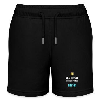 Alles eine Frage der Perspektive T-Shirt AU Urlaub - Kinder Organic Joggingshorts Mini Bolter von Stanley/Stella - Schwarz - Vorne
