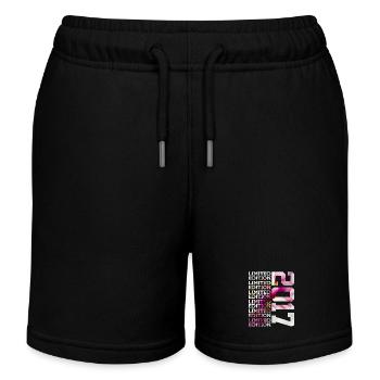 LIMITED EDITION 2017 - 9 YEARS - 9TH BIRTHDAY - Kids Organic Sweat Shorts by Stanley/Stella - black - Front