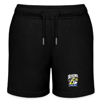 5th Grade First Day Rising 5th Fifth Grader Gift - Kids Organic Sweat Shorts by Stanley/Stella - black - Front