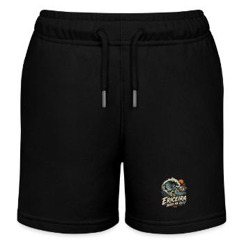 Ericeira Surfing - Kids Organic Sweat Shorts by Stanley/Stella - black - Front